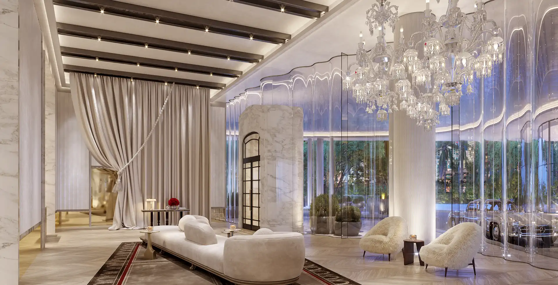 Exquisitely Appointed Lobby